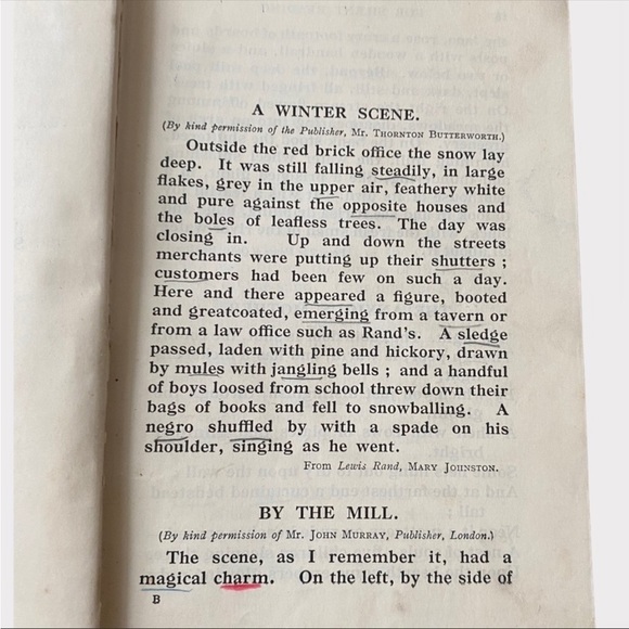 VINTAGE | Red Soft Cover J.A. For Silent Reading Book - Picture 5 of 8